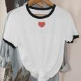 I Heart Love Nostalgia Unisex Cotton Ringer T-Shirt