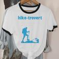 Hike-Trovert Hiking Humor Definition Introvert Unisex Cotton Ringer T-Shirt Hike-Trovert Hiking Humor Definition Introvert Unisex Cotton Ringer T-Shirt