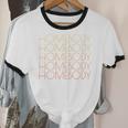 HOMEBODY For Men And Women Introverts Fun Graphic Unisex Cotton Ringer T-Shirt HOMEBODY For Men And Women Introverts Fun Graphic Unisex Cotton Ringer T-Shirt