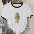 Hug Me I Dare You Introvert Cactus Tee Unisex Cotton Ringer T-Shirt Hug Me I Dare You Introvert Cactus Tee Unisex Cotton Ringer T-Shirt