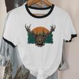 Hunting Is My Escape Introvert Hunter Antisocial Unisex Cotton Ringer T-Shirt