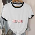 I'm A Millennial Introvert True Crime Podcast Fan Men Women Unisex Cotton Ringer T-Shirt I'm A Millennial Introvert True Crime Podcast Fan Men Women Unisex Cotton Ringer T-Shirt