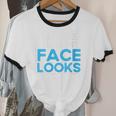 I'm Nicer Than My Face Looks Shy People Introverts Unisex Cotton Ringer T-Shirt