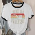 I'm Not Old I'm Classic Pipe Nostalgia Unisex Cotton Ringer T-Shirt