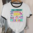 I'm A Toddler I Have No Ideas Retro Vintage 90s Nostalgia Premium Tri-Blend Unisex Cotton Ringer T-Shirt