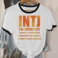 INTJ Architect Personality Introvert Sarcastic Orange Unisex Cotton Ringer T-Shirt INTJ Architect Personality Introvert Sarcastic Orange Unisex Cotton Ringer T-Shirt