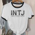 INTJ Personality Type Introvert INTJ Unisex Cotton Ringer T-Shirt