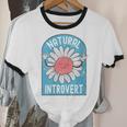 Introvert Cute Anti-Social Shy Person Inner Strength Unisex Cotton Ringer T-Shirt