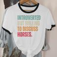 Introvert Cute Horse Lover Horse Riding Equestrian Unisex Cotton Ringer T-Shirt Introvert Cute Horse Lover Horse Riding Equestrian Unisex Cotton Ringer T-Shirt