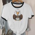 Introvert Eagle And Coffee Lovers Unisex Cotton Ringer T-Shirt Introvert Eagle And Coffee Lovers Unisex Cotton Ringer T-Shirt