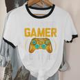 Introvert Gamer Video Games Anti Social Team Player Unisex Cotton Ringer T-Shirt
