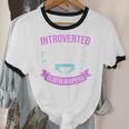 Introvert Hippie Mom Cloth Diapers Crunchy Mama Unisex Cotton Ringer T-Shirt