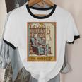 Introvert Homebody Awkward Skeleton The Homebody Tarot Card Unisex Cotton Ringer T-Shirt Introvert Homebody Awkward Skeleton The Homebody Tarot Card Unisex Cotton Ringer T-Shirt