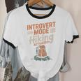 Introvert Mode Hiking Activated Hiker Unisex Cotton Ringer T-Shirt Introvert Mode Hiking Activated Hiker Unisex Cotton Ringer T-Shirt