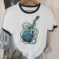 Introvert Music Lover Electric Guitar Rock Unisex Cotton Ringer T-Shirt