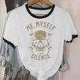 Introvert Relaxation Me Myself And Silence Skull Mechanic Unisex Cotton Ringer T-Shirt Introvert Relaxation Me Myself And Silence Skull Mechanic Unisex Cotton Ringer T-Shirt