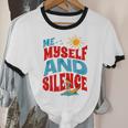 Introvert Relaxation Me Myself And Silence Summer Vacation For Men Women Unisex Cotton Ringer T-Shirt Introvert Relaxation Me Myself And Silence Summer Vacation For Men Women Unisex Cotton Ringer T-Shirt