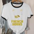 Im Introvert Unless You Talk About French Horns Unisex Cotton Ringer T-Shirt