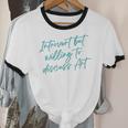 Introvert But Willing To Discuss Art Unisex Cotton Ringer T-Shirt