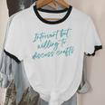 Introvert But Willing To Discuss Crafts Unisex Cotton Ringer T-Shirt Introvert But Willing To Discuss Crafts Unisex Cotton Ringer T-Shirt