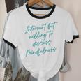 Introvert But Willing To Discuss Mindfulness Unisex Cotton Ringer T-Shirt Introvert But Willing To Discuss Mindfulness Unisex Cotton Ringer T-Shirt