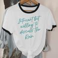 Introvert But Willing To Discuss The Rain Unisex Cotton Ringer T-Shirt Introvert But Willing To Discuss The Rain Unisex Cotton Ringer T-Shirt