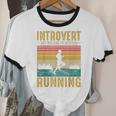 Introvert But Willing To Discuss Running Unisex Cotton Ringer T-Shirt
