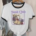 Introverted Romance Unapologetically Anti-Social Book Club Unisex Cotton Ringer T-Shirt Introverted Romance Unapologetically Anti-Social Book Club Unisex Cotton Ringer T-Shirt