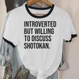Introverted Shotokan Karate Introvert Unisex Cotton Ringer T-Shirt