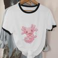 Introverted But Willing To Discuss Axolotl Salamander Unisex Cotton Ringer T-Shirt Introverted But Willing To Discuss Axolotl Salamander Unisex Cotton Ringer T-Shirt