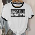 Introverted Willing To Discuss Climate Change Unisex Cotton Ringer T-Shirt Introverted Willing To Discuss Climate Change Unisex Cotton Ringer T-Shirt