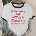 Introverted Willing To Discuss Eastern Box Turtle Introvert Unisex Cotton Ringer T-Shirt Introverted Willing To Discuss Eastern Box Turtle Introvert Unisex Cotton Ringer T-Shirt