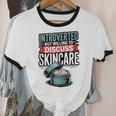 Introverted But Willing Discuss Skincare Unisex Cotton Ringer T-Shirt