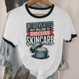 Introverted But Willing Discuss Skincare Unisex Cotton Ringer T-Shirt Introverted But Willing Discuss Skincare Unisex Cotton Ringer T-Shirt