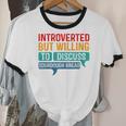 Introverted But Willing To Discuss Sourdough Bread Unisex Cotton Ringer T-Shirt Introverted But Willing To Discuss Sourdough Bread Unisex Cotton Ringer T-Shirt
