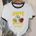 Introverts Unite Introvert Antisocial Anti Social Unisex Cotton Ringer T-Shirt