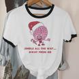 Jingle All The Way Away From Me This Christmas For Introvert Unisex Cotton Ringer T-Shirt