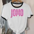 JOMO Joy Of Missing Out For The Introvert Unisex Cotton Ringer T-Shirt JOMO Joy Of Missing Out For The Introvert Unisex Cotton Ringer T-Shirt