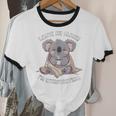 Leave Me Alone I'm Introverting Koala Introvert Unisex Cotton Ringer T-Shirt Leave Me Alone I'm Introverting Koala Introvert Unisex Cotton Ringer T-Shirt