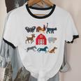 Life Is Better Around The Farm Nostalgia Trendy Unisex Cotton Ringer T-Shirt