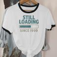 Still Loading Since 1999 Retro Tech Nostalgia Unisex Cotton Ringer T-Shirt