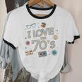 I Love The 70's Retro Nostalgia Unisex Cotton Ringer T-Shirt I Love The 70's Retro Nostalgia Unisex Cotton Ringer T-Shirt