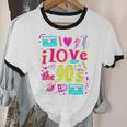 I Love The 90'S 90s Nostalgia Premium Tri-Blend Unisex Cotton Ringer T-Shirt I Love The 90'S 90s Nostalgia Premium Tri-Blend Unisex Cotton Ringer T-Shirt