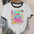I Love The 90'S 90s Nostalgia Unisex Cotton Ringer T-Shirt