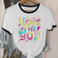 I Love The 90'S 90s Retro Nostalgia Unisex Cotton Ringer T-Shirt