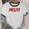 Misfit Outfit And Costume Introvert Apparel Unisex Cotton Ringer T-Shirt
