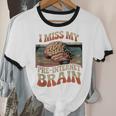 I Miss My Pre-Internet Brain Digital Nostalgia Retro Unisex Cotton Ringer T-Shirt
