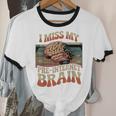 I Miss My Pre-Internet Brain Digital Nostalgia Retro Unisex Cotton Ringer T-Shirt