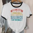 I Missed Your Call i Was Staring In Silence Introvert Unisex Cotton Ringer T-Shirt I Missed Your Call i Was Staring In Silence Introvert Unisex Cotton Ringer T-Shirt