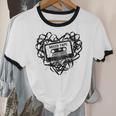 Mixed Tape Emotions Music Lover Nostalgia Quote Premium Tri-Blend Unisex Cotton Ringer T-Shirt